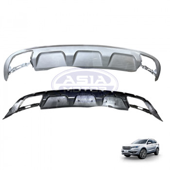 Накладка заднього бамперу нижня срібло Jetour X70 F01-2804507